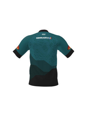 Podiumwear Men's Silver Short Sleeve MTB Jersey - New Fabric 2025!