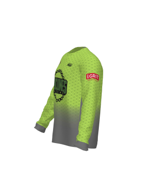 Podiumwear Unisex Silver Long Sleeve Tech Tee - New Fabric 2025!