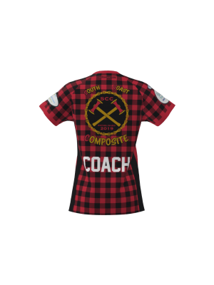 Podiumwear Women's Silver Short Sleeve MTB Jersey - NEW FABRIC 2025!