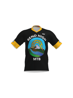 Podiumwear Men's Silver Short Sleeve MTB Jersey - New Fabric 2025!
