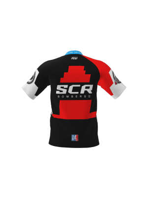 Podiumwear Men's Silver Short Sleeve MTB Jersey - New Fabric 2025!