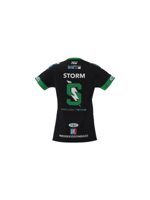 Podiumwear Women's Silver Short Sleeve MTB Jersey - NEW FABRIC 2025!