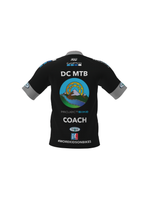 Podiumwear Men's Silver Short Sleeve MTB Jersey - New Fabric 2025!
