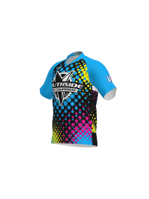 Podiumwear Men's Silver Short Sleeve MTB Jersey - New Fabric 2025!