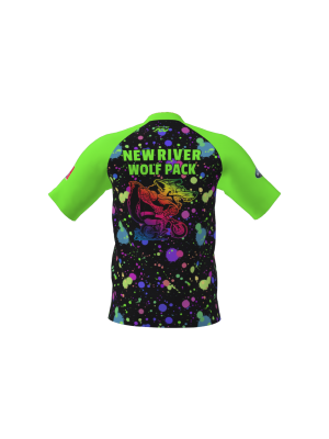 Podiumwear Men's Silver Short Sleeve MTB Jersey - New Fabric 2025!