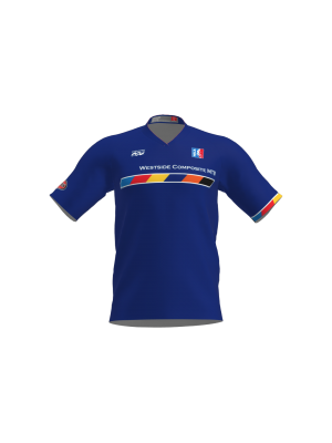 Podiumwear Men's Silver Short Sleeve MTB Jersey - New Fabric 2025!