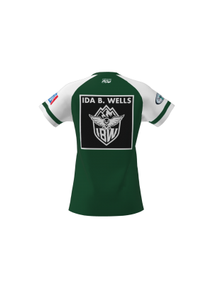 Podiumwear Women's Silver Short Sleeve MTB Jersey - NEW FABRIC 2025!