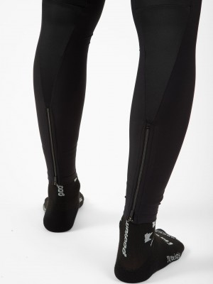 Podiumwear Dyed Black Legwarmers