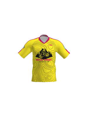 Podiumwear Men's Silver Short Sleeve MTB Jersey - New Fabric 2025!