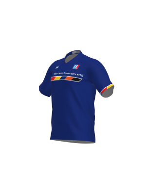 Podiumwear Men's Silver Short Sleeve MTB Jersey - New Fabric 2025!