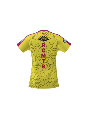 Podiumwear Women's Silver Short Sleeve MTB Jersey - NEW FABRIC 2025!