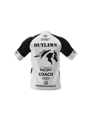 Podiumwear Men's Silver Short Sleeve MTB Jersey - New Fabric 2025!