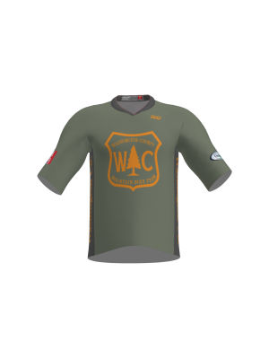 Podiumwear Men's Loose Fit Short Sleeve MTB Jersey - New Fabric 2025!