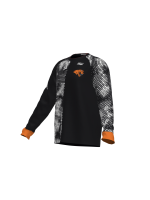 Podiumwear Unisex Silver Long Sleeve Tech Tee - New Fabric 2025!