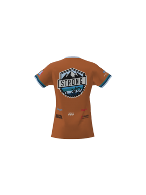Podiumwear Women's Silver Short Sleeve MTB Jersey - NEW FABRIC 2025!