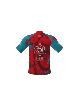 Podiumwear Men's Silver Short Sleeve MTB Jersey - New Fabric 2025!