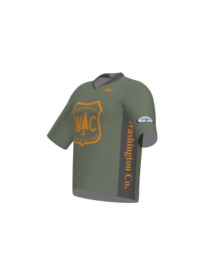 Podiumwear Men's Loose Fit Short Sleeve MTB Jersey - New Fabric 2025!
