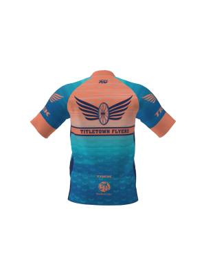 Podiumwear Men's Silver Short Sleeve MTB Jersey - New Fabric 2025!