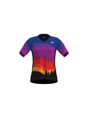 Podiumwear Women's Loose Fit Short Sleeve MTB Jersey - New Fabric 2025!