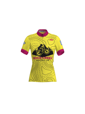 Podiumwear Women's Gold Full Zip Jersey
