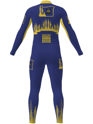 Podiumwear Unisex Gold One-Piece Race Suit