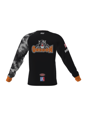 Podiumwear Unisex Silver Long Sleeve Tech Tee - New Fabric 2025!