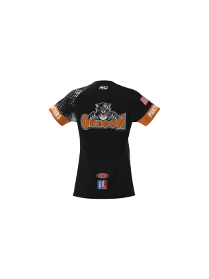 Podiumwear Women's Silver Short Sleeve MTB Jersey - NEW FABRIC 2025!