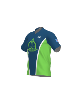 Podiumwear Men's Silver Short Sleeve MTB Jersey - New Fabric 2025!