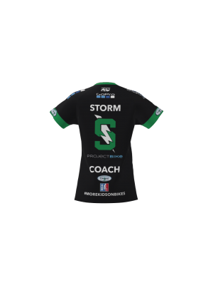 Podiumwear Women's Silver Short Sleeve MTB Jersey - NEW FABRIC 2025!
