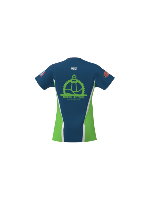 Podiumwear Women's Silver Short Sleeve MTB Jersey - NEW FABRIC 2025!