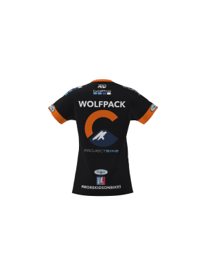 Podiumwear Women's Silver Short Sleeve MTB Jersey - NEW FABRIC 2025!