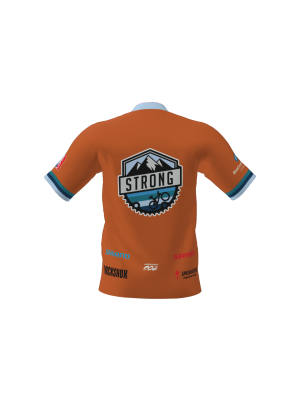 Podiumwear Men's Silver Short Sleeve MTB Jersey - New Fabric 2025!