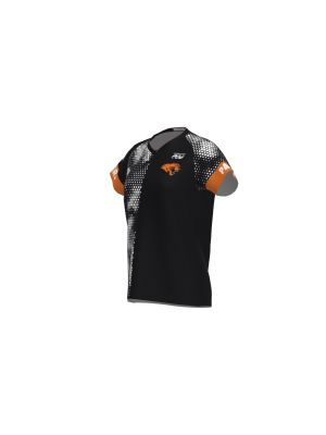 Podiumwear Women's Silver Short Sleeve MTB Jersey - NEW FABRIC 2025!