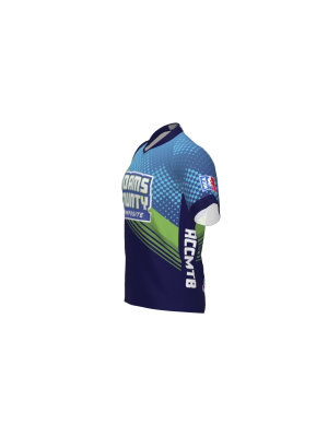 Podiumwear Men's Silver Short Sleeve MTB Jersey - New Fabric 2025!