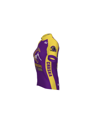 Podiumwear Women's Gold Full Zip Jersey