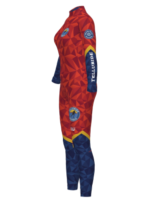 Podiumwear Women's Gold One-Piece Race Suit