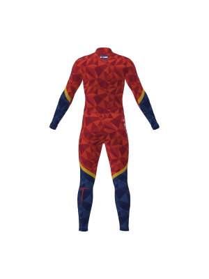 Podiumwear Unisex Gold One-Piece Race Suit