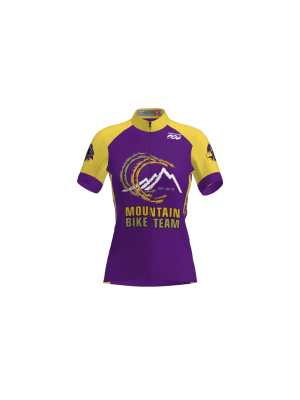 Podiumwear Women's Gold Full Zip Jersey