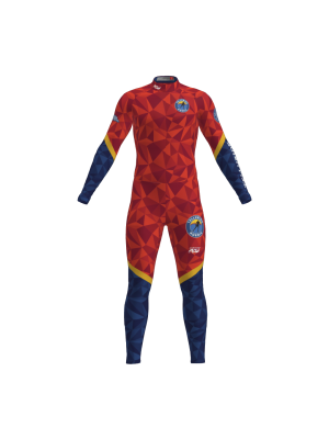 Podiumwear Unisex Gold One-Piece Race Suit
