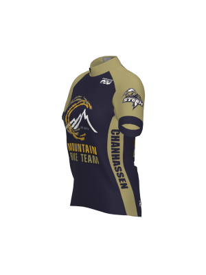 Podiumwear Women's Gold Full Zip Jersey