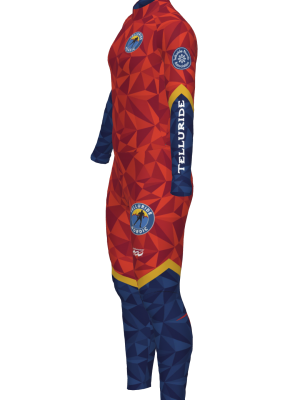 Podiumwear Unisex Gold One-Piece Race Suit