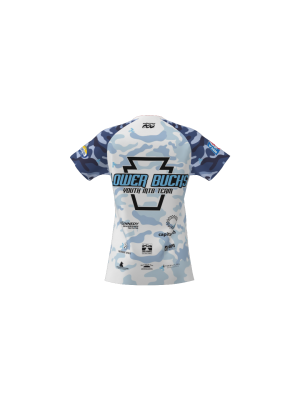 Podiumwear Women's Silver Short Sleeve MTB Jersey - NEW FABRIC 2025!