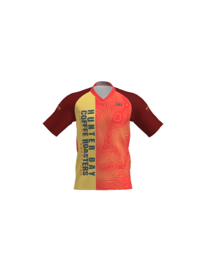 Podiumwear Men's Silver Short Sleeve MTB Jersey - New Fabric 2025!