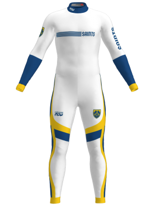 Podiumwear Unisex Gold One-Piece Race Suit