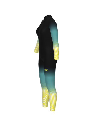 Podiumwear Women's Gold One-Piece Race Suit