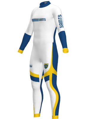 Podiumwear Unisex Gold One-Piece Race Suit