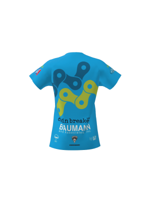 Podiumwear Women's Silver Short Sleeve MTB Jersey - NEW FABRIC 2025!