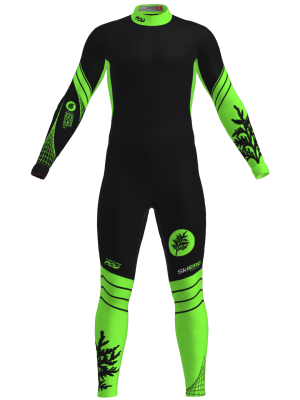Podiumwear Unisex Gold One-Piece Race Suit