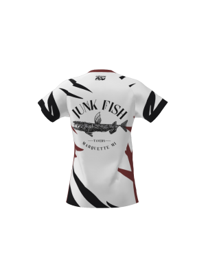 Podiumwear Women's Silver Short Sleeve MTB Jersey - NEW FABRIC 2025!