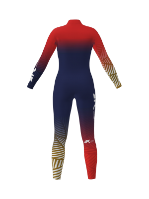 Podiumwear Women's Gold One-Piece Race Suit